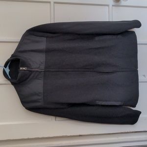 Banana Republic Men's Black Fleece Jacket